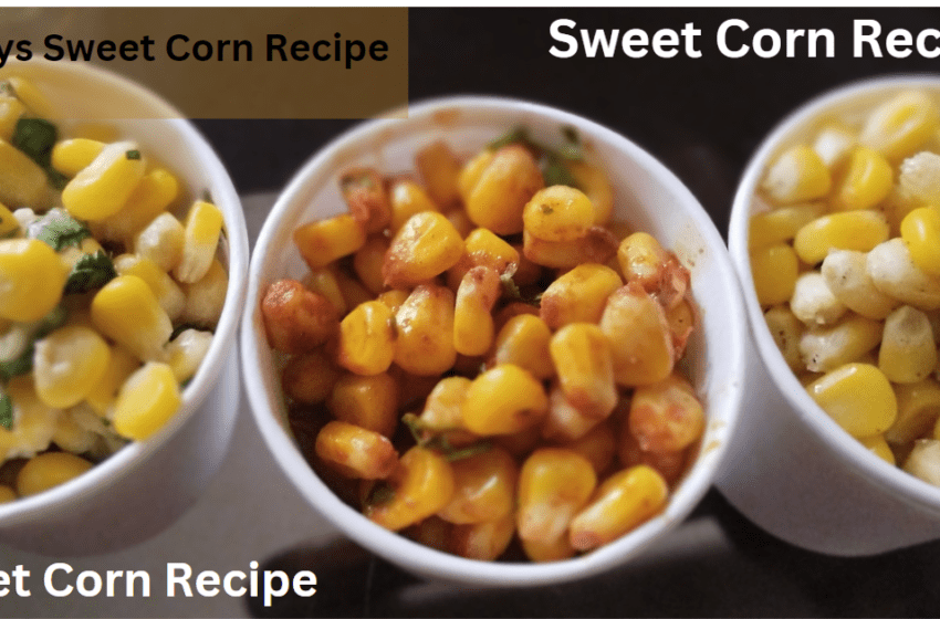corn chaat recipe
